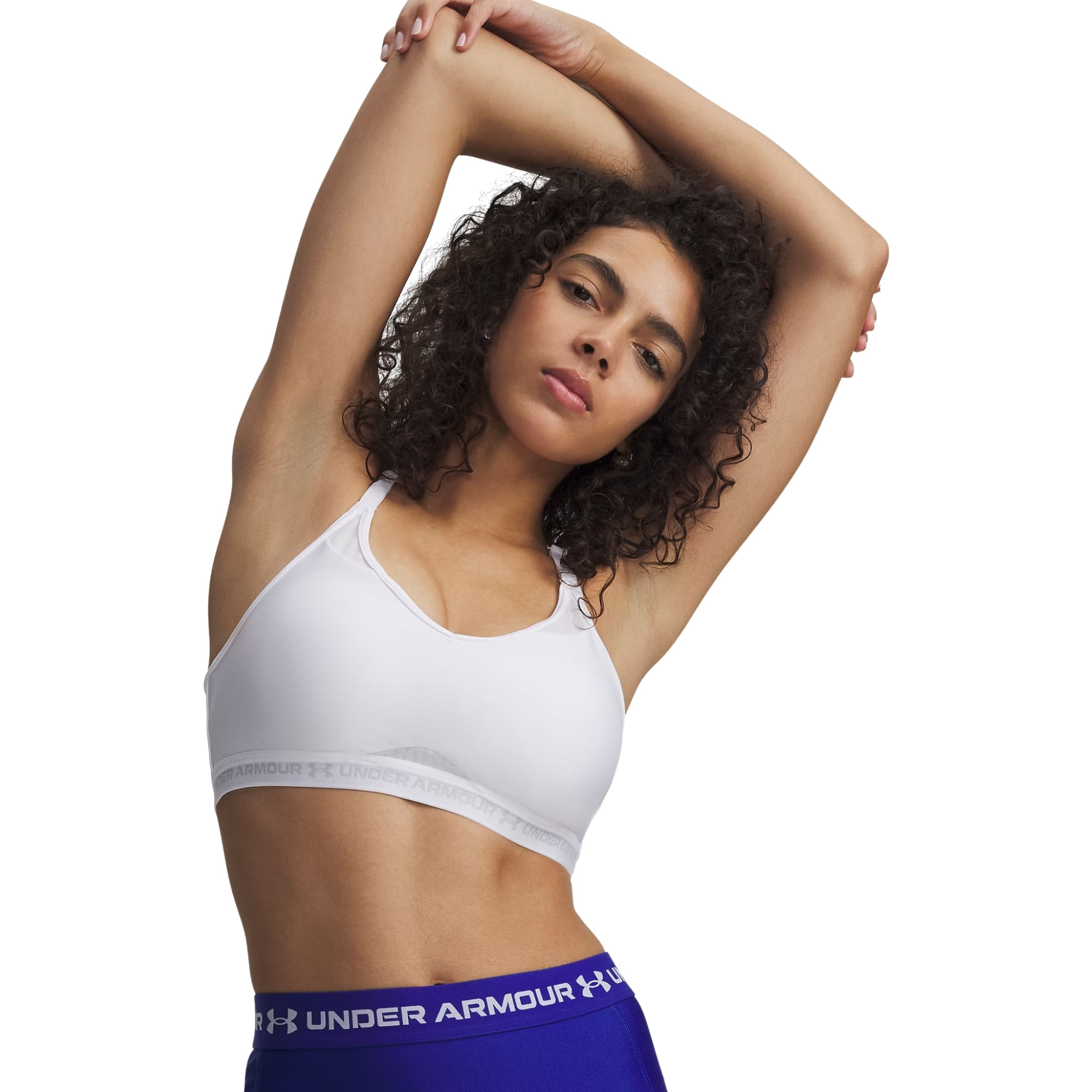Top Under Armour Crossback Low Feminina - Branco