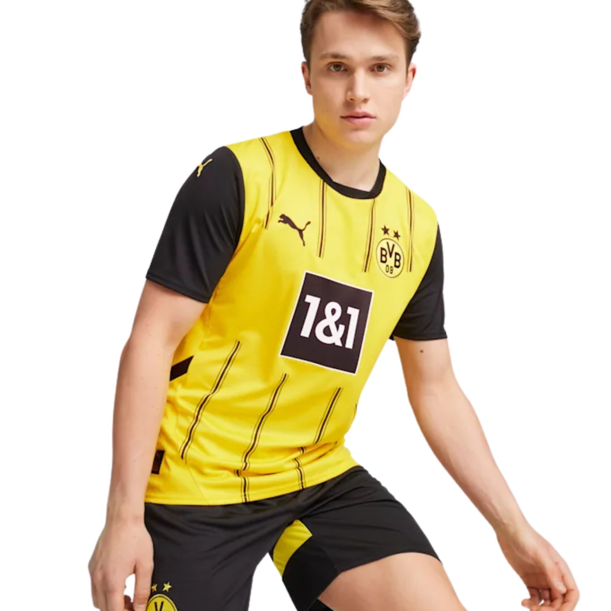 Camisa Borussia Dortmund I 24/25 Puma Jersey Masculina - Amarela