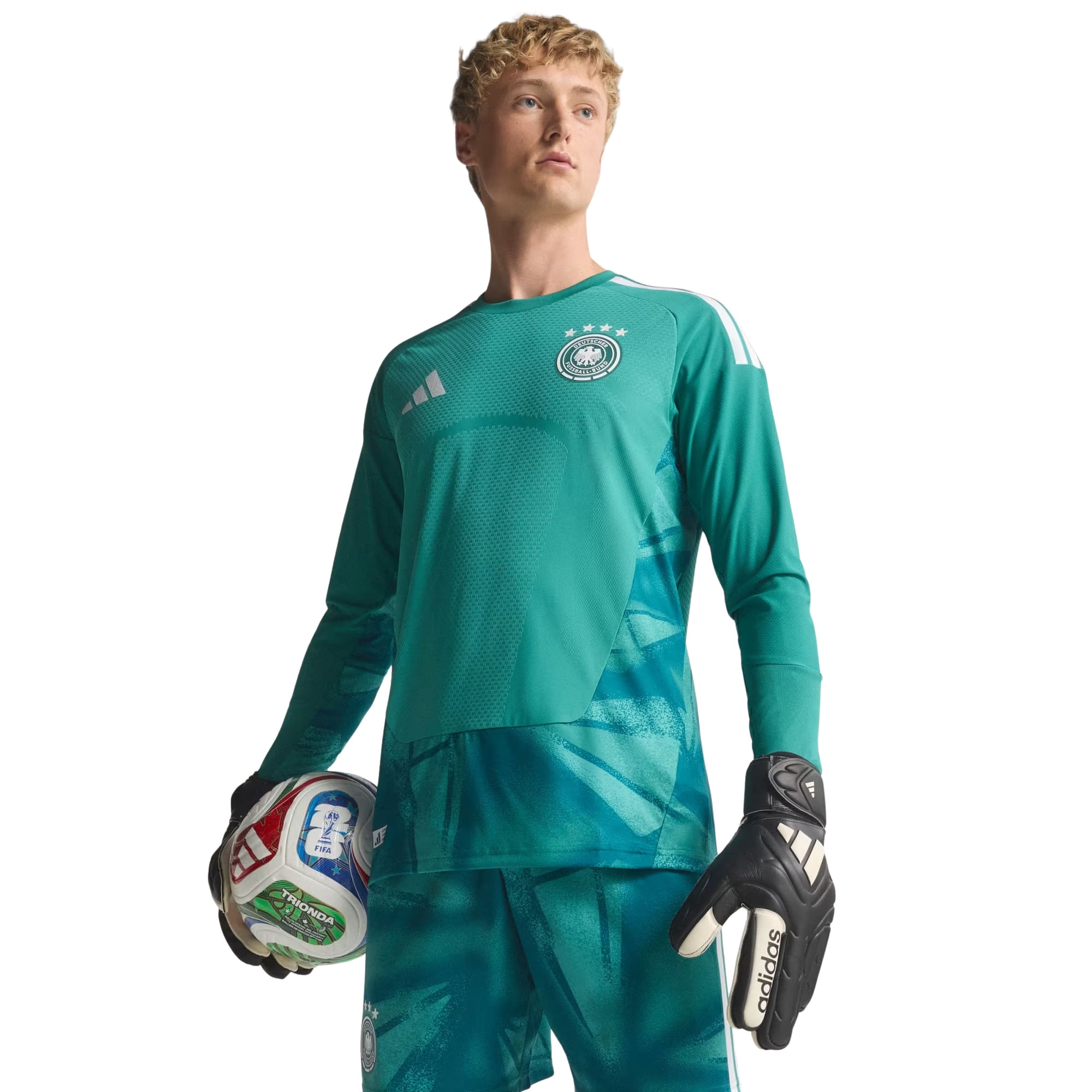 Camisa Goleiro Alemanha I 26/27 Adidas Jogador Masculina - Verde