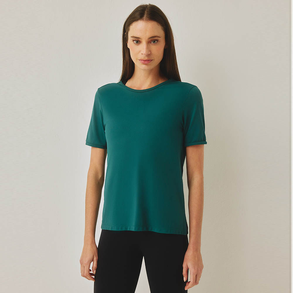 Blusa Fitness Verde Uv Dry Rubi