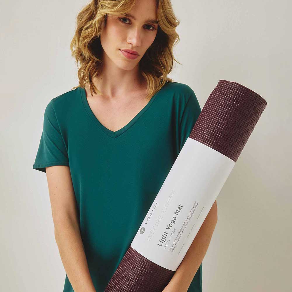 Tapete de Yoga Light Roxo 5 mm
